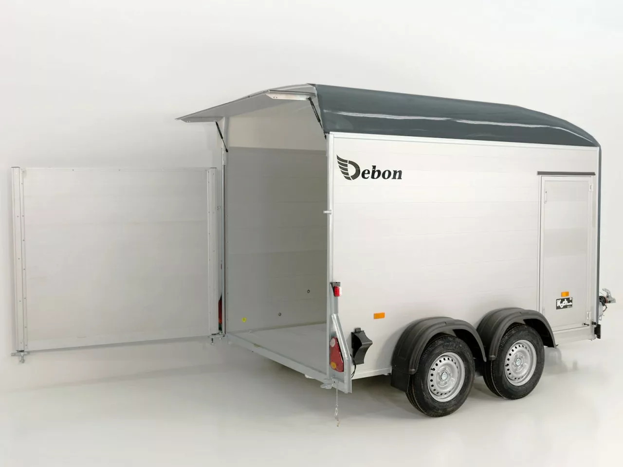 debon kofferanhänger c500 164x300cm h:200cm 2,6t|alu|polybug|tür|grau debon kofferanhänger c500 164x300cm h:200cm 2,6t|alu|polybug|tür|grau
