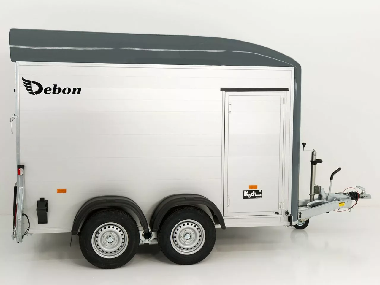 debon kofferanhänger c500 164x300cm h:200cm 2,6t|alu|polybug|tür|grau debon kofferanhänger c500 164x300cm h:200cm 2,6t|alu|polybug|tür|grau
